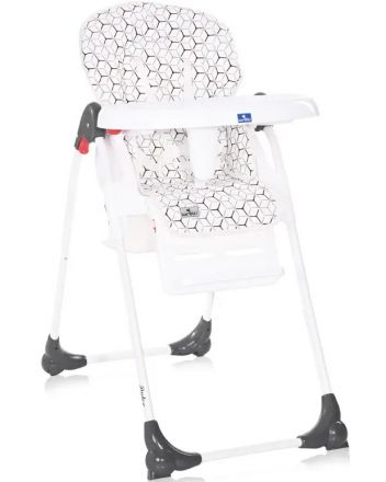 Детский стульчик для кормления lorelli Dalia grey net